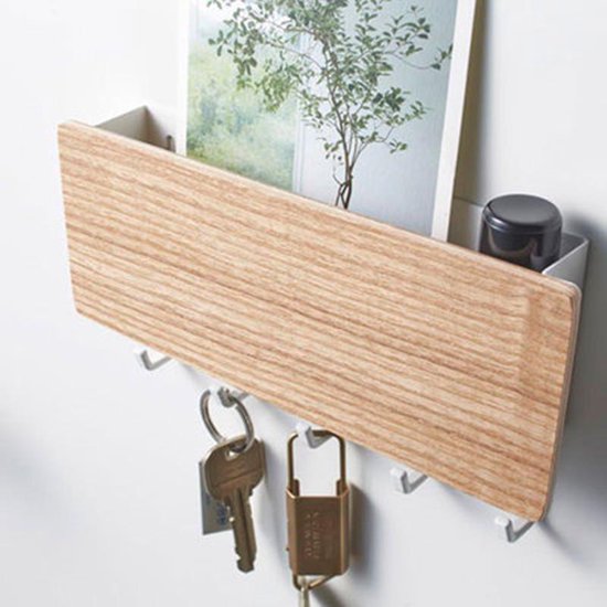 TDR - Porte-clés - Bamboo motif bois - 18,5 x 3 x 8,5 cm