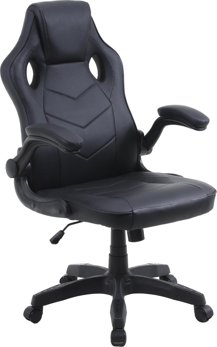 Alora Gamestoel Energy - Zwart - Bureaustoel - Ergonomisch - Racestoel - Gaming chair - Gaming stoel