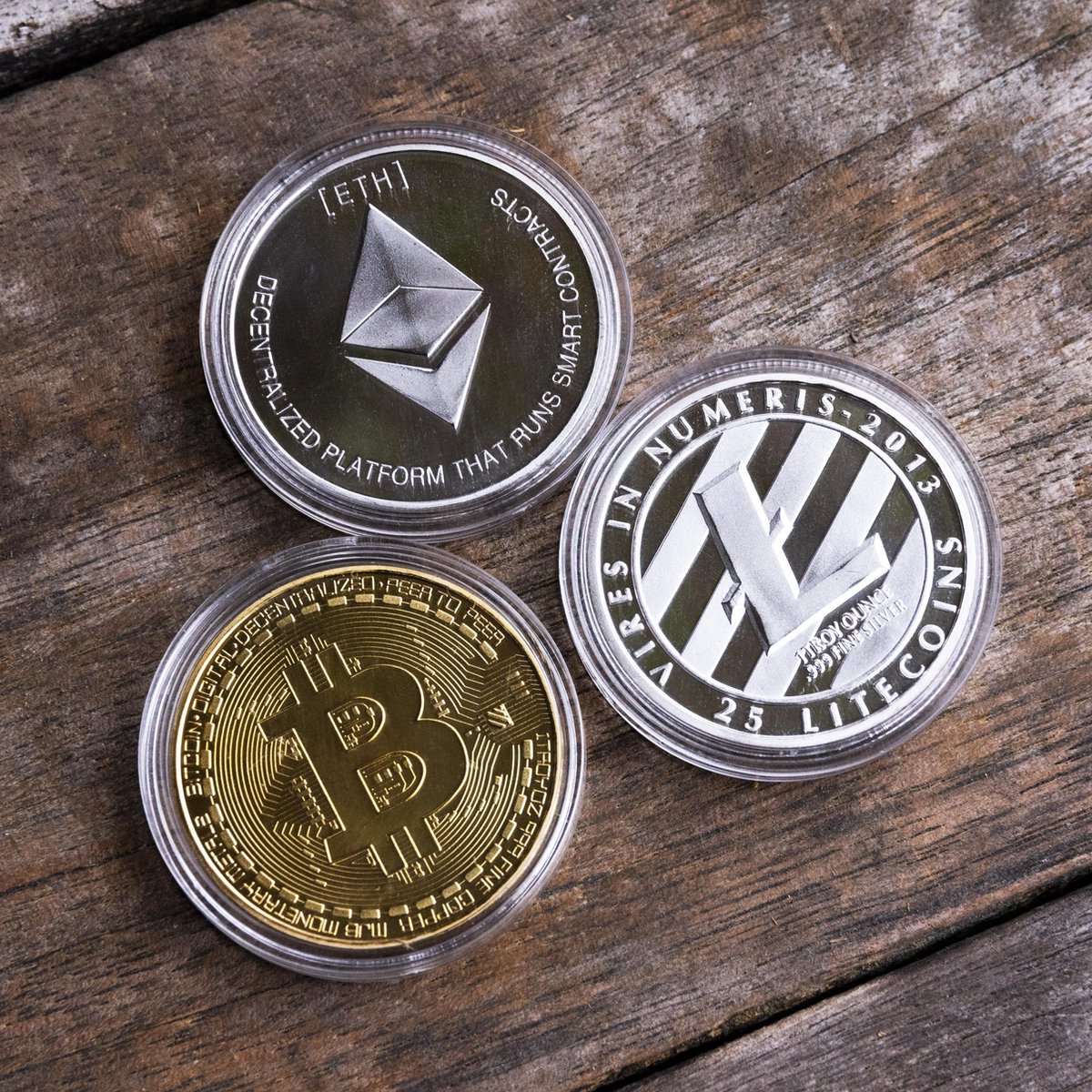 SEIF ® | CRYPTO CADEAUSET | BITCOIN | ETHEREUM | LITECOIN | bol