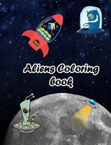 Aliens coloring book