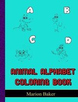 Animal Alphabet Coloring Book