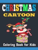 Christmas Cartoon Coloring Book for Kids