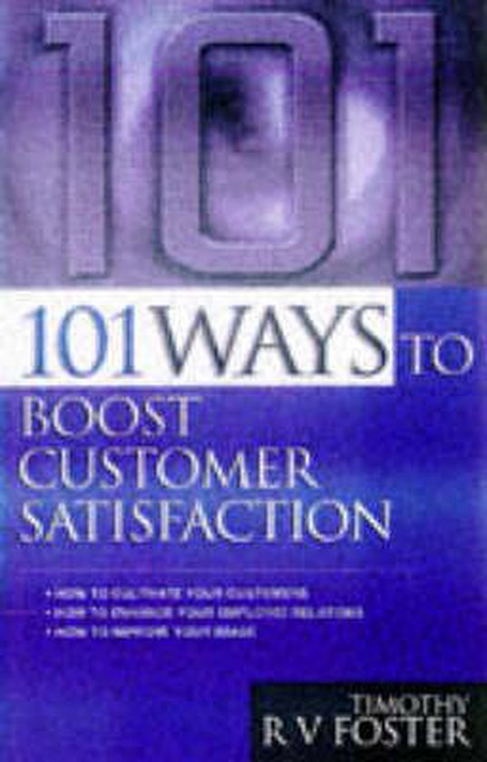 101 WAYS TO BOOST CUSTOMER SATISFACTION` - cover