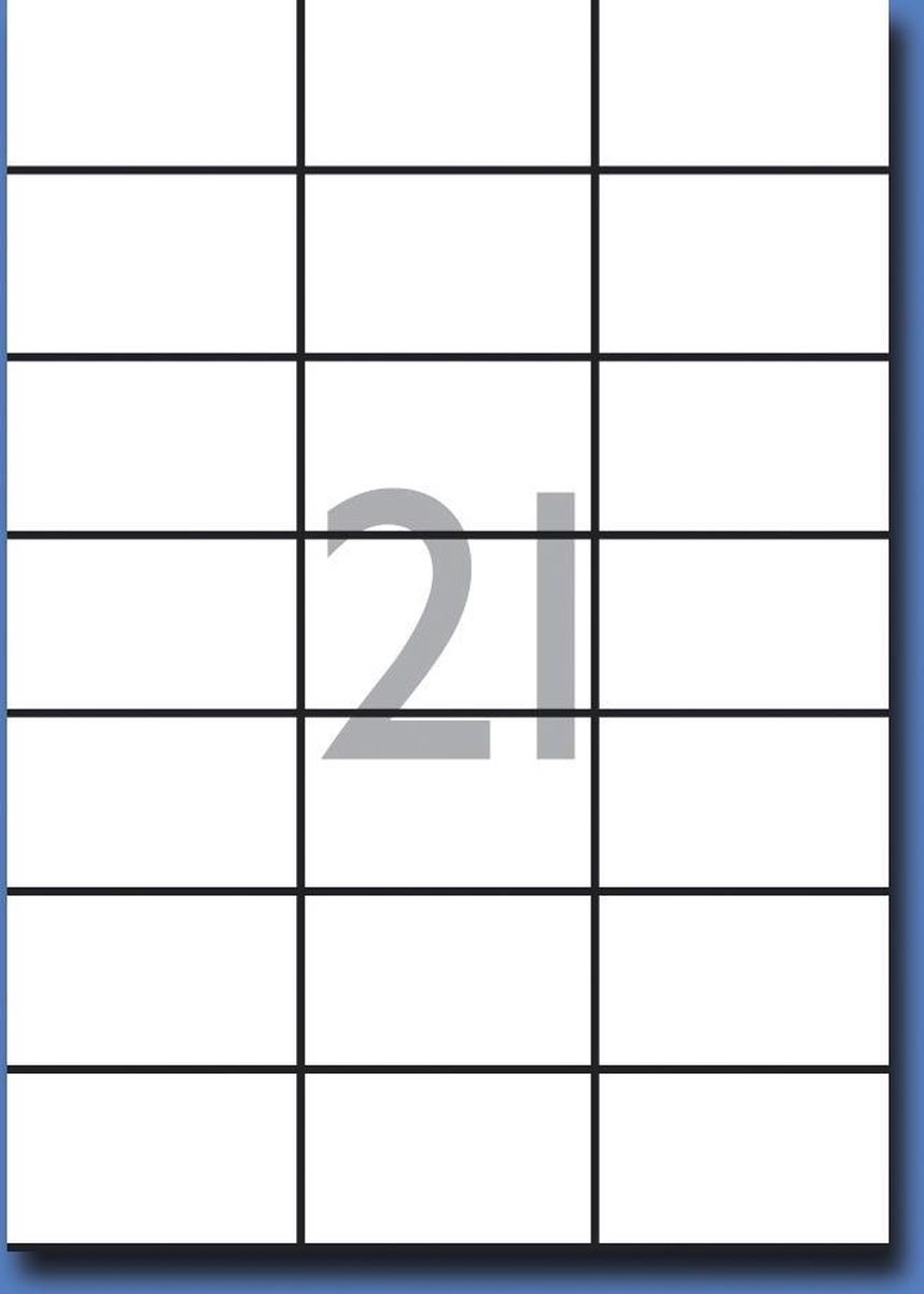 Decadry Etiketten / Labels 70.0 x 42.4 mm - 100 vel