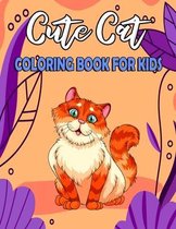 Cute Cat Coloring Book For Kids