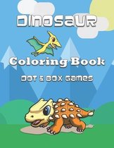 Dinosaur Coloring Book Dot & Box Games