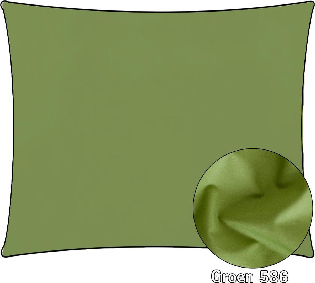Dommelin Kussensloop Katoen Percal 200 counts Groen 60x70 (2 stuks)