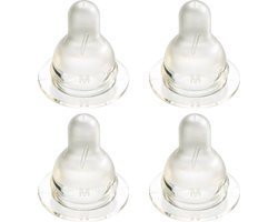 Product: Difrax Flessenspeen Natural - Medium - 4 stuks, van het merk 