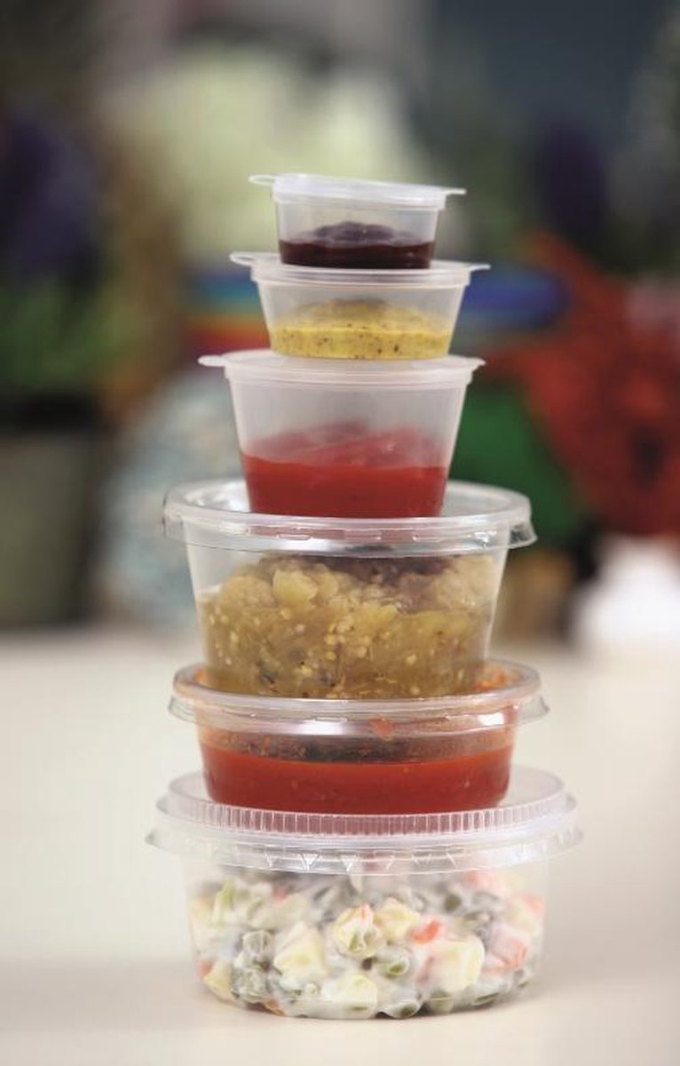 Punter Cooking sauce tray - Cup Saus bakje 30cc - Recyclable  (SURPRISE GIFT FOR MIN 5 PACK ORDER ) - SEPAR