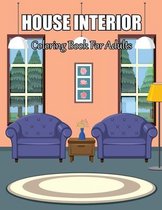 House Interior Coloring Book For Adults