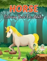 Horse Coloring Book for Adults