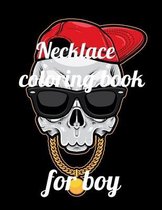 Necklace coloring book for boy