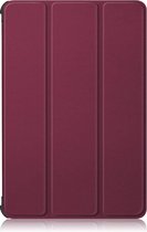 Apple iPad Air 2020 - iPad Air 4 10.9 inch (2020) Hoes Bordeaux - Tri Fold Tablet Case - Smart Cover