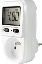 EcoSavers Énergie Meter Mini BE / FR prise de terre des broches | Compteur de consommation d'énergie | Compteur de consommation Électricité | Compteur d'électricité