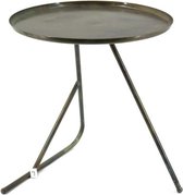 Industriële Bijzettafel Brons - Coffee Table - Bijzettafel - Tafeltje - Sfeer - Industrieel - Landelijk - Landelijke bijzettafel - Metaal - Brons - 50 cm hoog
