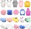 foto van fidget toys - mochi Squishy - pakket van 10 stuks - squishy dieren - animal - mochies