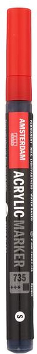 Amsterdam Markers 2 mm Oxydzwart 735