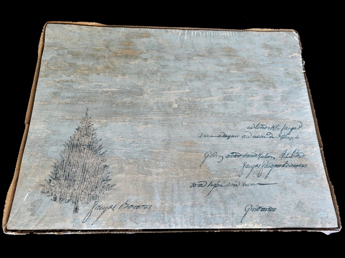 Duni joy placemats Blue Winter 100st