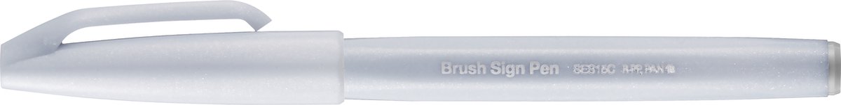 Pentel Brush sign pen - lichtgrijs