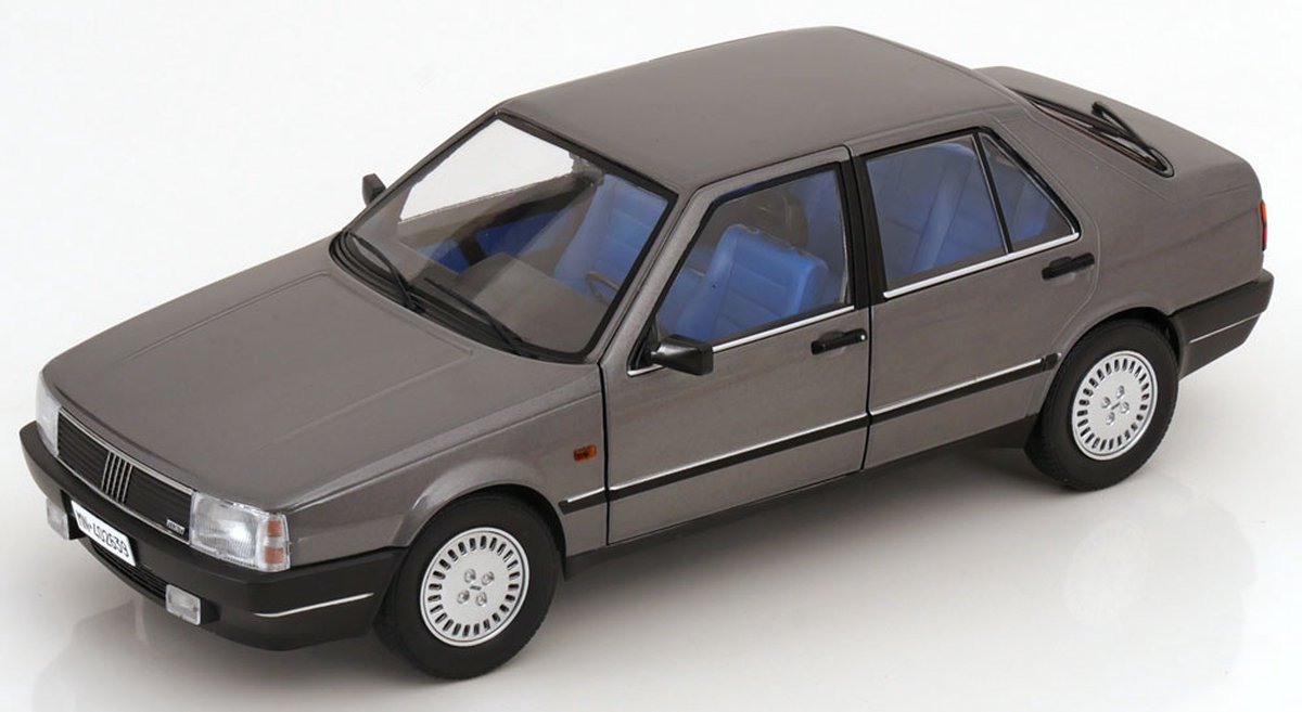 Fiat Croma 2.4 TD 1985 Quartz grey met 639, Mitica 201005-D, schaal 1/18