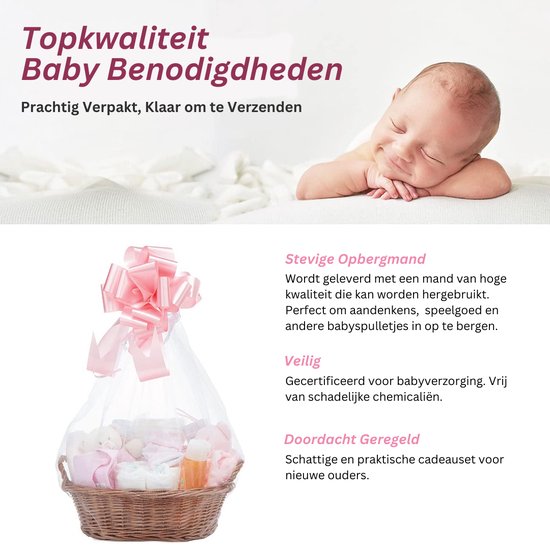 Kraammand - Geboortemand - Kraamcadeau Meisje - Roze van MikoKids — afbeelding 3