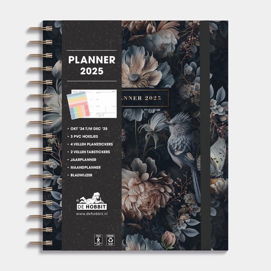 Foto: Hobbit planner bloem klassiek a5 1 week over 2 pagina s 2025