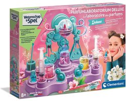 foto van Clementoni Wetenschap en Spel - Parfumlaboratorium - Parfum maken - Experimenteerdoos - Geuren en Kleurmiddelen - Met Accessoires - Vanaf 8 jaar