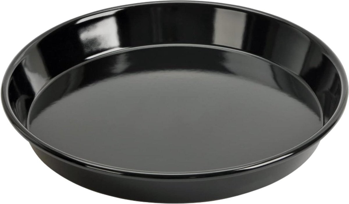 Kaiser Inspiration Bakplaat rond 32 cm - Pizzaplaat met antiaanbaklaag - Vaatwasmachinebestendig - Snijbestendige Emaille Bodem