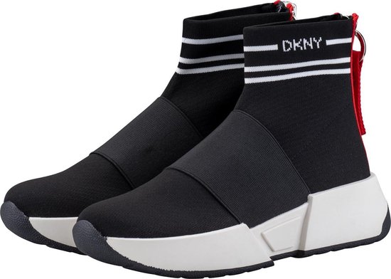 DKNY Marini Dames Slip On Sneakers - Zwart / - Maat 37 | bol.com
