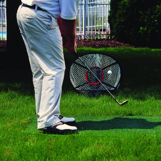 HTML Izzo Mini Mond Training Chipping Net - Verbeter uw golfspel met deze handige trainingsnet. — afbeelding 2