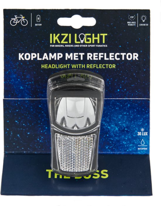 Ikzi Light Koplamp The Boss - 30 Lux LED - voorvorkbevestiging - zichtbaar tot 1200 meter — afbeelding 2
