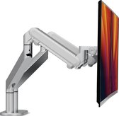 Alberenz® Dubbele Monitor Arm Zilver - Monitor Beugel met Gasveer - Monitorarm 2 schermen - Ergonomisch Ontwerp - Twee monitoren - Makkelijk Verstelbaar - Monitorbeugel