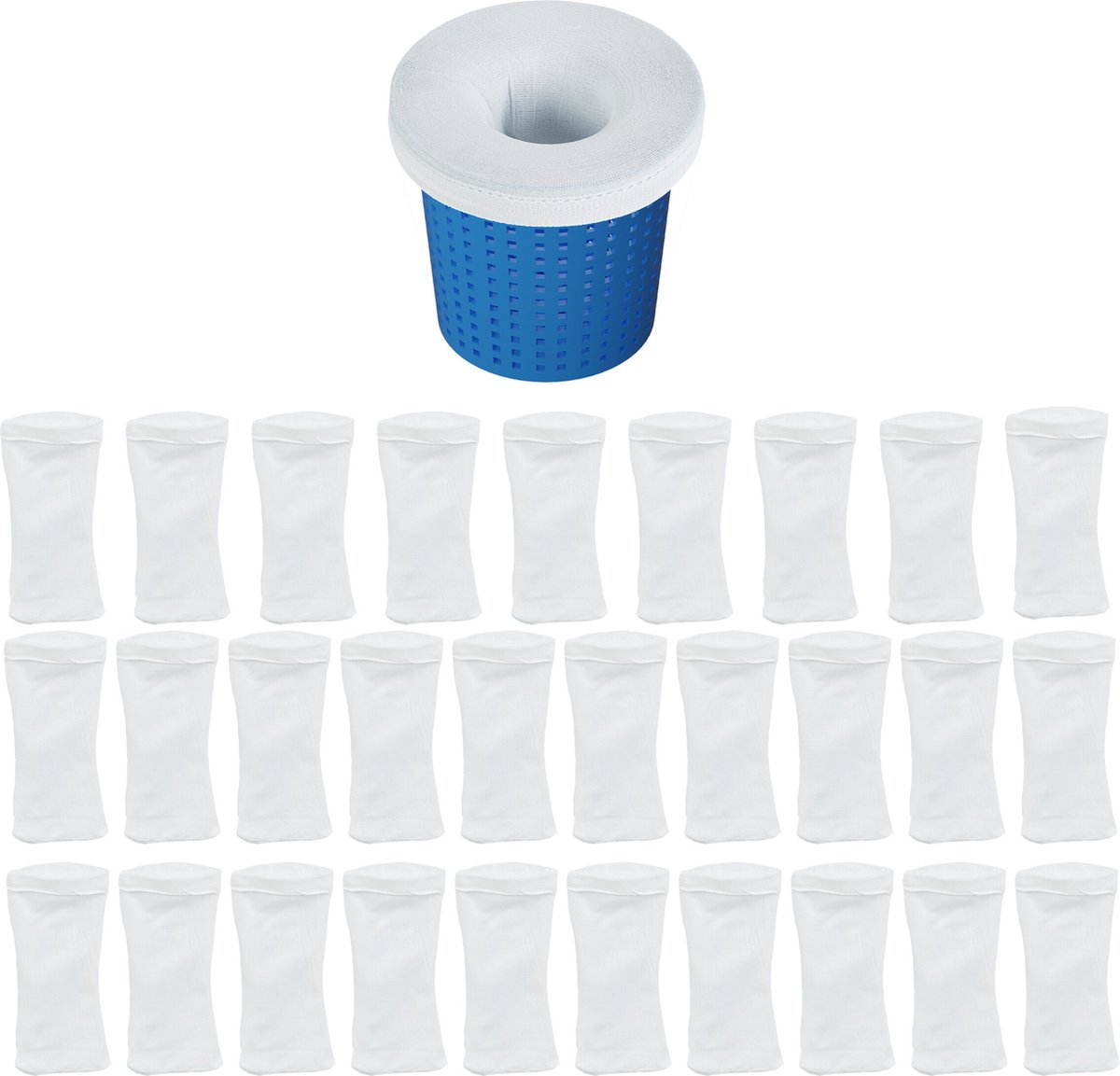 Chaussettes De Filtre Pour Piscine - ROMOTE - Skimmer - Maille De Nylon