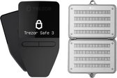 Trezor Safe 3 + Ellipal Seed Phrase Steel - Bundel - Crypto hardware wallets - Cosmic Black