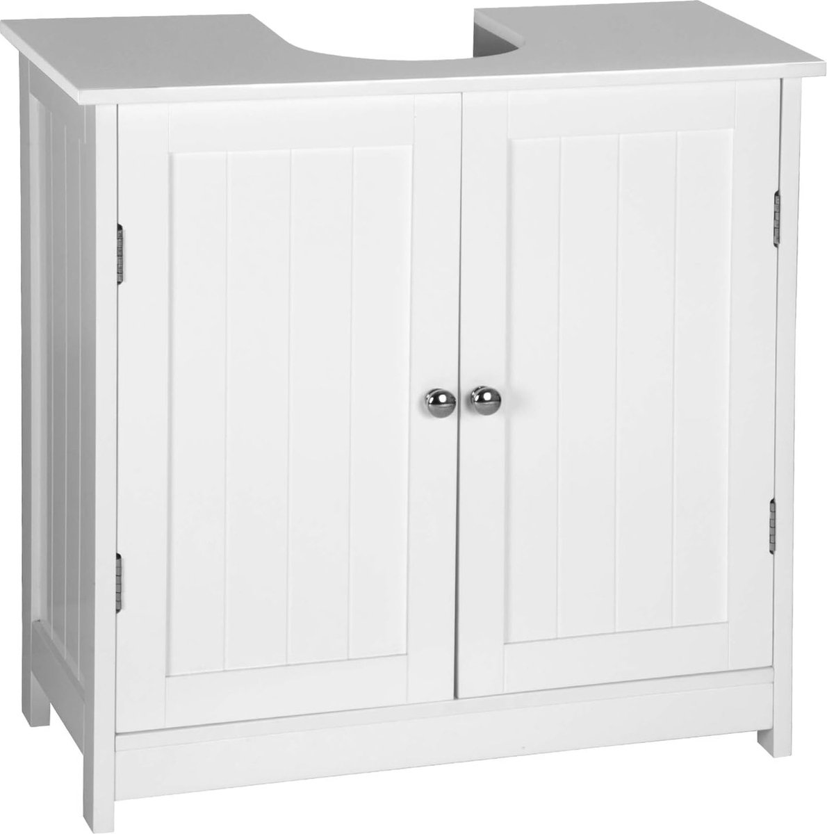 Badkamerkast Staandekast 60x60x30cm,badkamer meubel Opbergkast in MDF,Wit