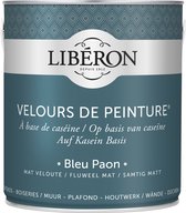 Libéron Velours De Peinture - 0.5L - Bleu Paon