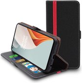 ebestStar - Hoes voor OnePlus Nord N100, Wallet Etui, Book case hoesje, Zwart, Rood