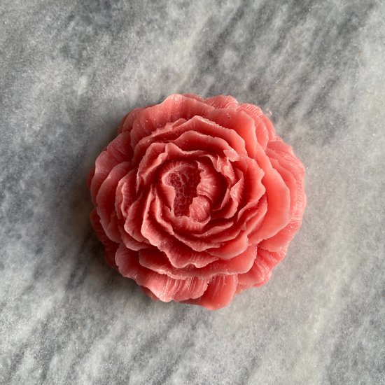 Amberblok roze roos - peony