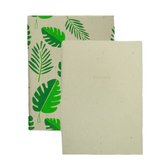 Return to Sender | Notitieboekjes met Jungle print - A5 - Set van 2 - Lokta Papier