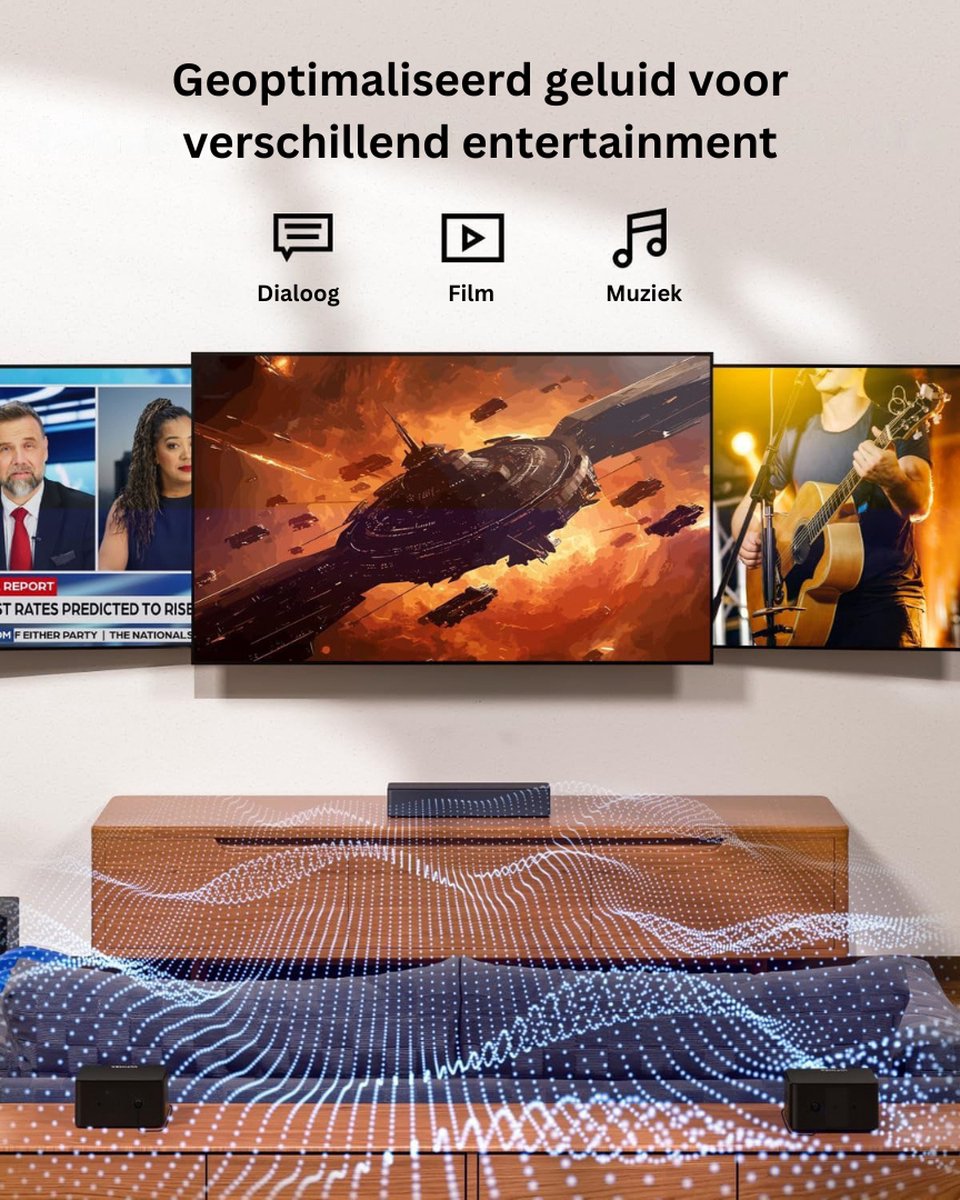 Ultimea Posiedon D50 Soundbar met Dolby Atmos - afbeelding 3