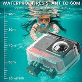 Waterdichte case - onderwater beschermende - shell doos - voor Insta360 One RS 4K camera's - met dubbele lens