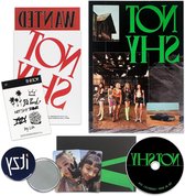 Album - ITZY NOT SHY B ver. CD Photobook Photocards Lyric Accordion Book TATTOO STICKER POSTCARD SET OFFICIAL POSTER FREE GIFT - K-pop Music Merchandise Collectibles