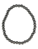 Hematiet kralen kinderarmbandje 4 mm