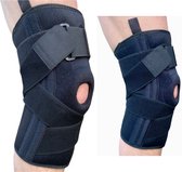 Medilon Kniebrace voor Optimale Ondersteuning – Maat 3XL – Zwart – Kniebandage – Knieband – Patellabrace