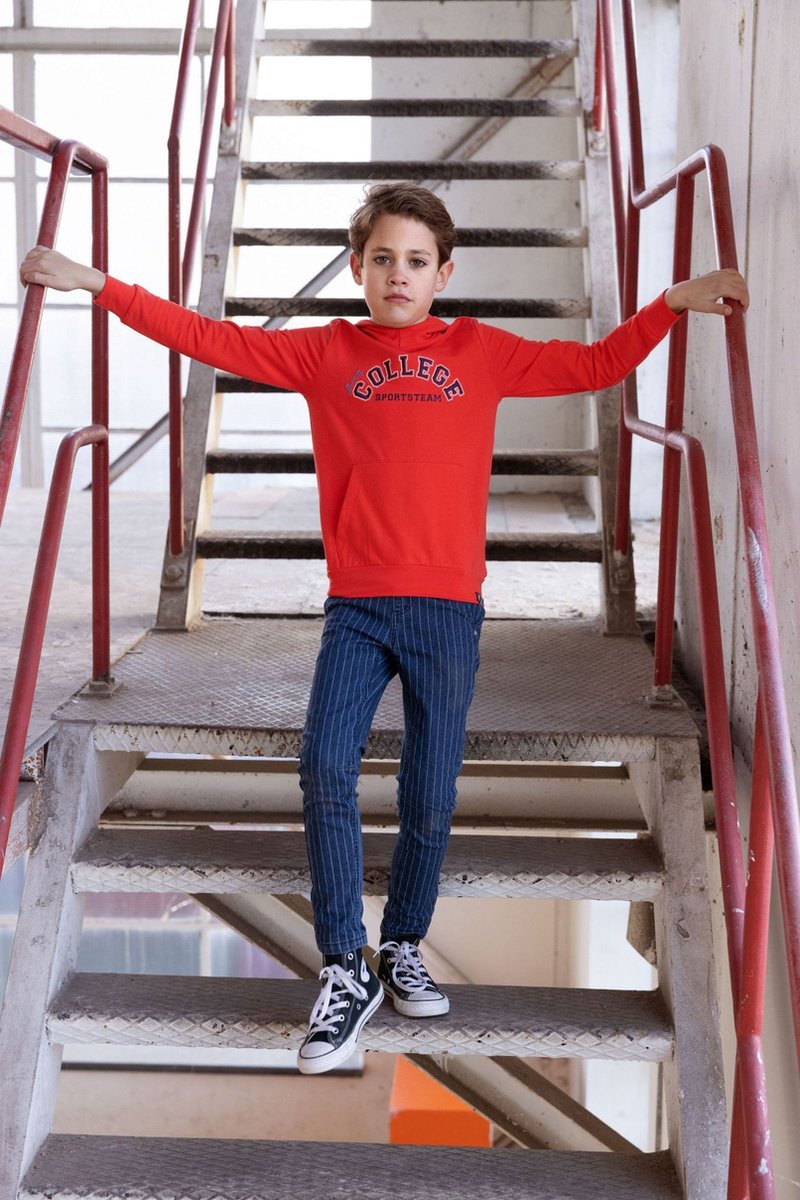 Jongens sweater - Tom - Poppi rood