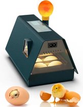 UniEgg® HOUSE Broedmachine voor 10 t/m 50 eieren - volautomatische keersysteem - ingebouwde schouwlamp en verlichting - dagenteller - vochtmeter - met Nederlandse handleiding