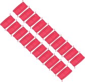 Rode keuken afsluit klemmen - Vershoud clip met magneet - Set van 20 - 8 cm