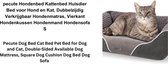 Hondenbed - Kattenbed - Huisdier Bed voor Hond en Kat -Dubbelzijdig - Verkrijgbaar Hondenmatras - Vierkant Hondenkussen - kat/ Hondenmand - Hondensofa