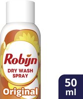Robijn Dry Wash Spray - Original - verwijdert nare geurtjes en ontkreukt onmiddellijk - 50 ml