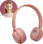 Relave Koptelefoon Kinderen Bluetooth - Kinder Koptelefoon / Hoofdtelefoon Draadloos Over Ear - Roze